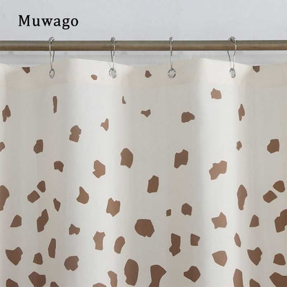 Muwago Shower Curtain With Giraffe Pattern Blackout Waterproof And Mildew Resistant Bathing Cover Aesthetic Bathroom Accessories - luxuryhomedecoridea.com