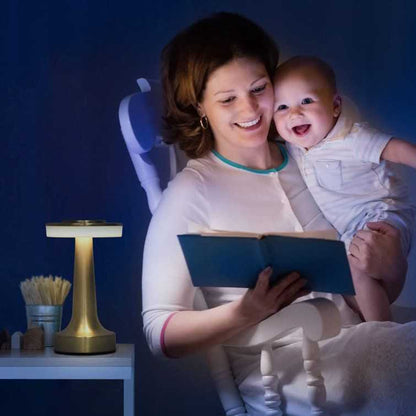Touch Portable Cordless Desk Lamp; Table Lamp with Touch Sensor; Built-in USB Battery Port; Bedroom Bedside Light; Bar Mood Light; Dining Table - luxuryhomedecoridea.com