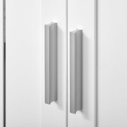 Under Sink Storage Cabinet Bathroom 2 Doors Shelf White Pedestal Vanity Organizer - luxuryhomedecoridea.com