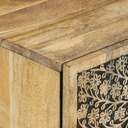 2 Piece Bathroom Furniture Set Solid Wood Mango - luxuryhomedecoridea.com