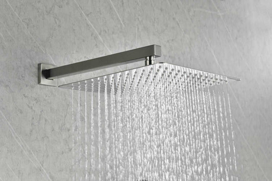 12 inch Wall Mount Rainfall Square Shower Head - luxuryhomedecoridea.com
