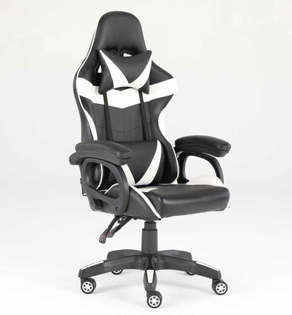 Luxury Home Furniture Ergonomic Recliner PU Leather Racing Gaming Chair In Nylon Racing Base - luxuryhomedecoridea.com