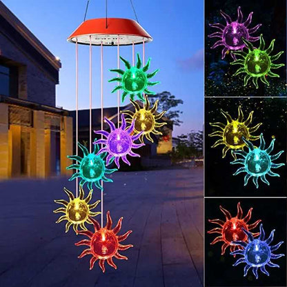Yard Decor Lights; Solar Butterfly Chimes; 2023 Gifts for Mom/Dad/Women/Grandma/Wife/Daughter/Sister/Aunt/Nana/Grandfather/ ; Father Birthday Gifts; Mother Day Outdoor Decor; Gardening Gift - luxuryhomedecoridea.com