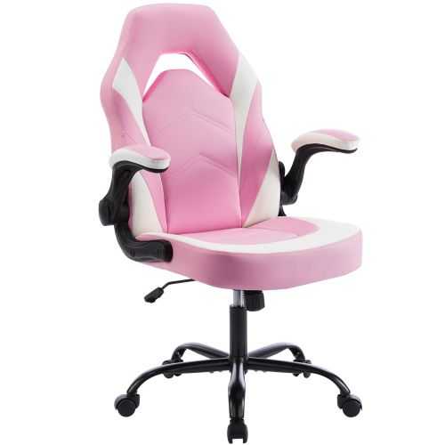 Ergonomic Office Computer Home Gaming Desk Chair Adjustable PU Leather Racing Chair Flip-up Armrest For Christmas Furniture - luxuryhomedecoridea.com