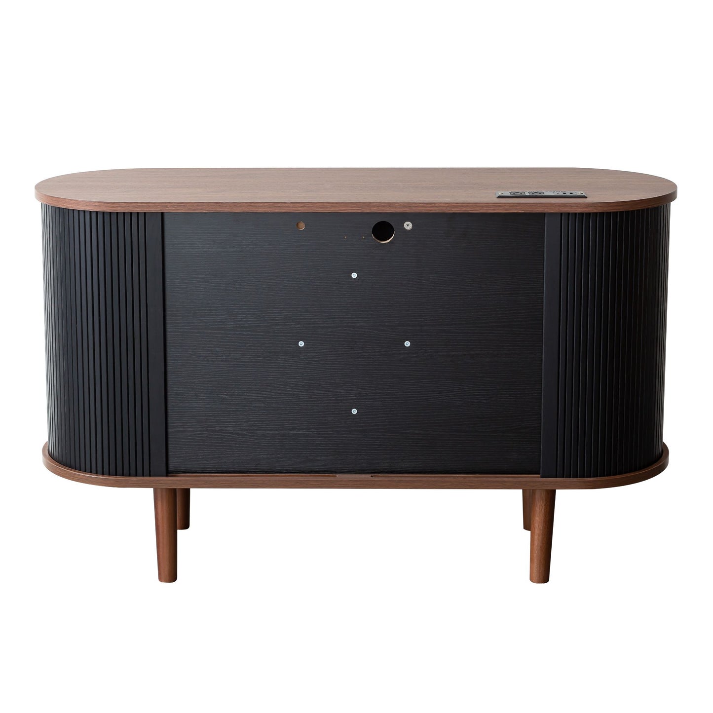 Fralimk Sideboard Buffet Cabinet with Storage, Modern Fluted Storage Cabinet for Dining Room, Tambour Door Console Table for Living Room, Office Storage Cabinet or TV Stand, Accent Sideboard Cabinet - luxuryhomedecoridea.com