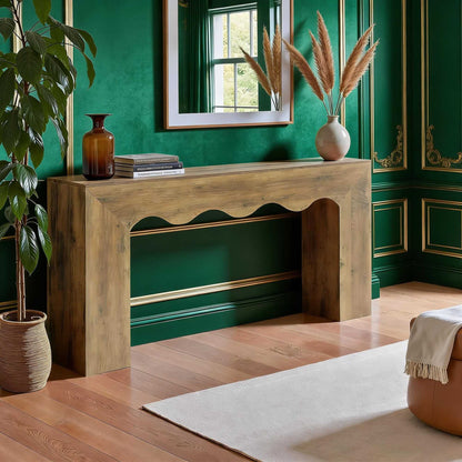 Console Table, Wooden Sofa Table Entryway Table with Storage - luxuryhomedecoridea.com