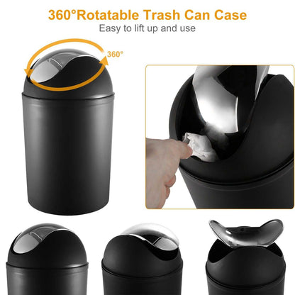 Bathroom Accessories Set 6 Pcs Bathroom Set Ensemble Complete Soap Dispenser Toothbrush Holder - luxuryhomedecoridea.com