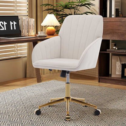 TY Adjustable Office Chair, Home Bedroom, Ergonomic Swivel Chair, Backrest Seat, Comfortable for Long Sitting - luxuryhomedecoridea.com