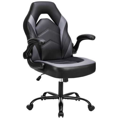 Ergonomic Office Computer Home Gaming Desk Chair Adjustable PU Leather Racing Chair Flip-up Armrest For Christmas Furniture - luxuryhomedecoridea.com