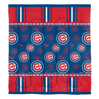 Chicago Cubs OFFICIAL MLB Full Bed In Bag Set - luxuryhomedecoridea.com