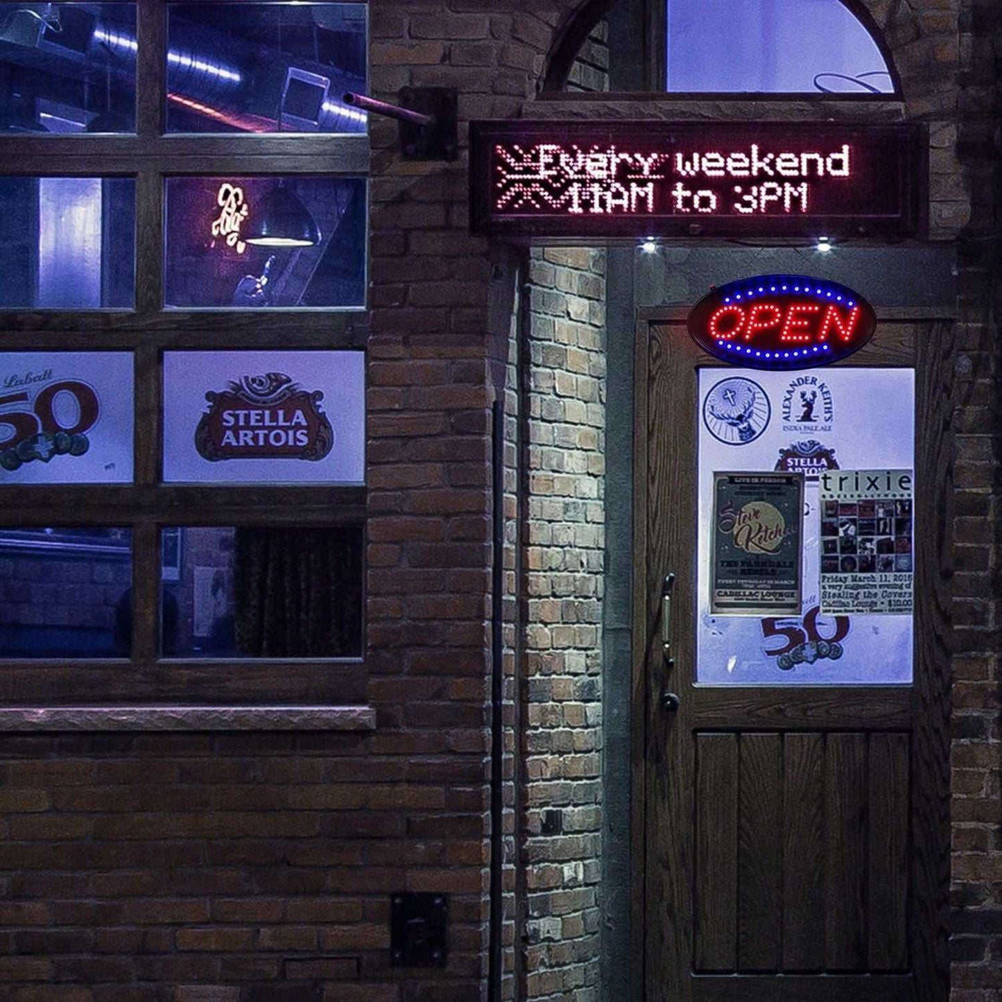 Led Open Signs for Business, 18.9 x 8 inch Large Open Sign, Ultra Bright Neon Open Sign LED open sign can reach up to 100,000 hours - luxuryhomedecoridea.com