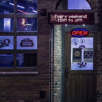 Led Open Signs for Business, 18.9 x 8 inch Large Open Sign, Ultra Bright Neon Open Sign LED open sign can reach up to 100,000 hours - luxuryhomedecoridea.com