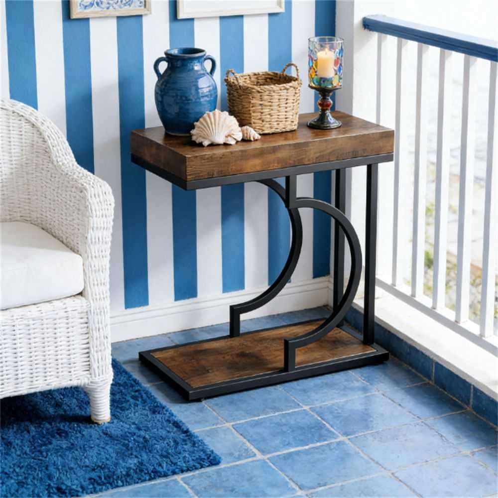 Narrow edge table, coffee table, tea table, sofa table, side table - luxuryhomedecoridea.com