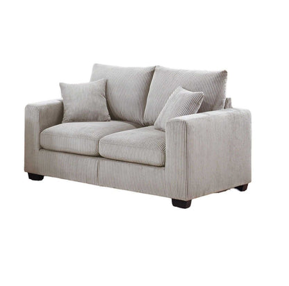 Sofa And Leseat Pillows Sqare Arms Plush Couch - luxuryhomedecoridea.com