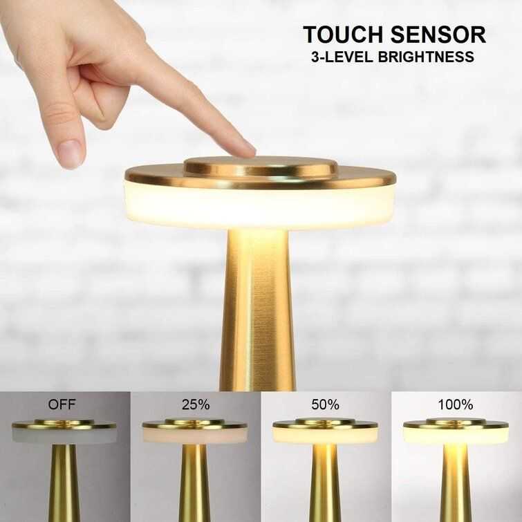Touch Portable Cordless Desk Lamp; Table Lamp with Touch Sensor; Built-in USB Battery Port; Bedroom Bedside Light; Bar Mood Light; Dining Table - luxuryhomedecoridea.com