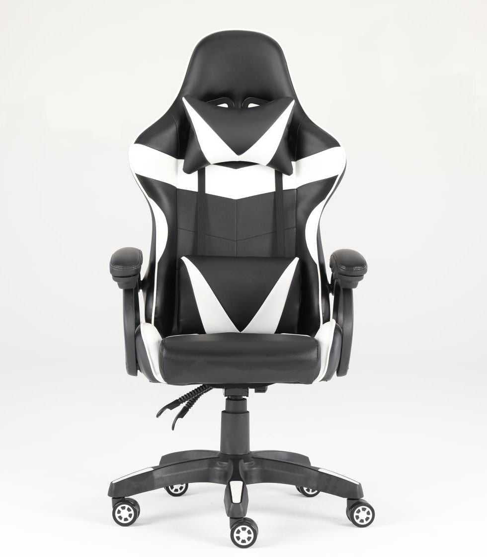 Luxury Home Furniture Ergonomic Recliner PU Leather Racing Gaming Chair In Nylon Racing Base - luxuryhomedecoridea.com