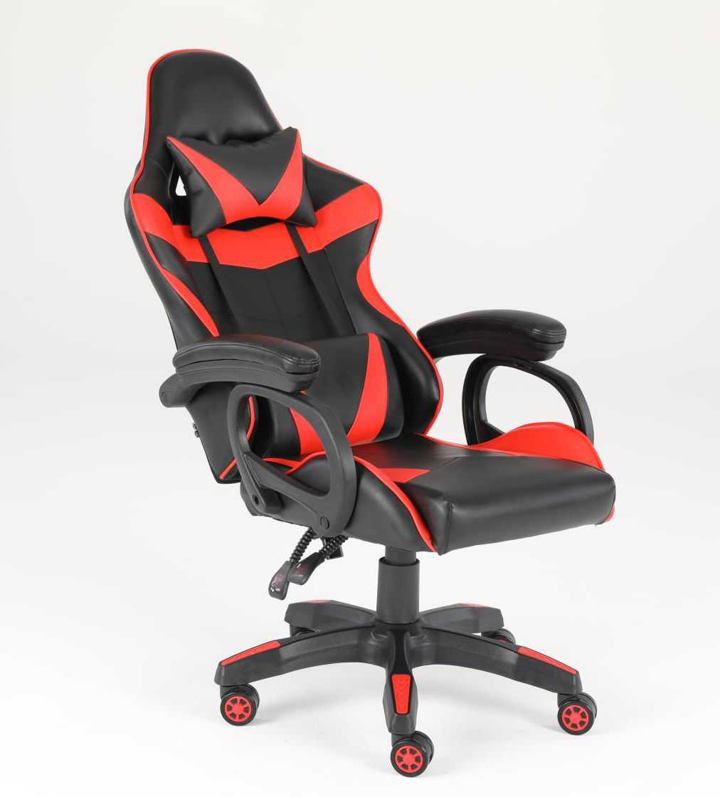 Luxury Home Furniture Ergonomic Recliner PU Leather Racing Gaming Chair In Nylon Racing Base - luxuryhomedecoridea.com