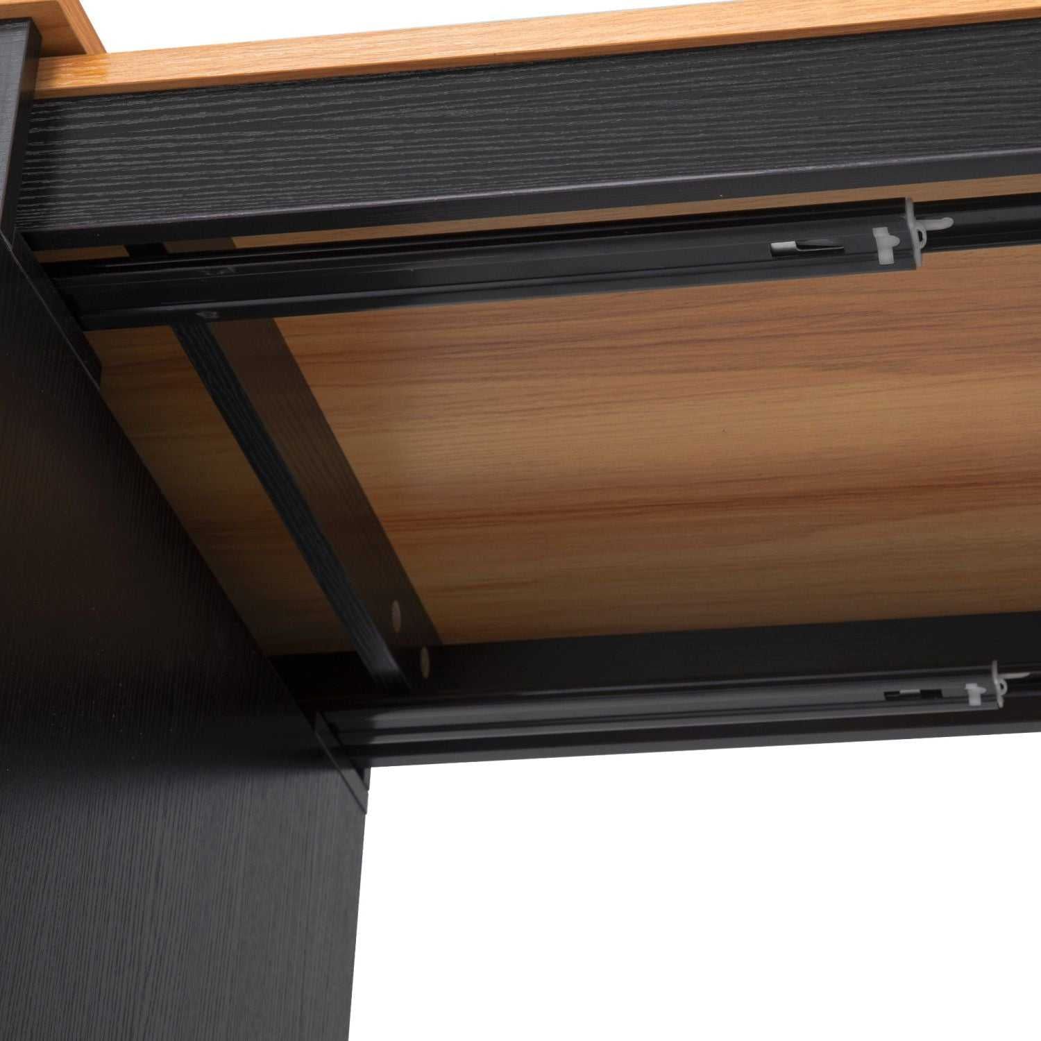 K&K 85.5" Kitchen Island with Extendable Dining Table, Kitchen Storage Table with 3 Side Open Shelves, Rolling Kitchen Island with Power Outlet, 3 Drawers, 2 Doors, for Kitchen, Dining Room, Black - luxuryhomedecoridea.com