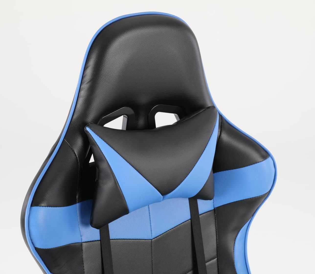 Luxury Home Furniture Ergonomic Recliner PU Leather Racing Gaming Chair In Nylon Racing Base - luxuryhomedecoridea.com