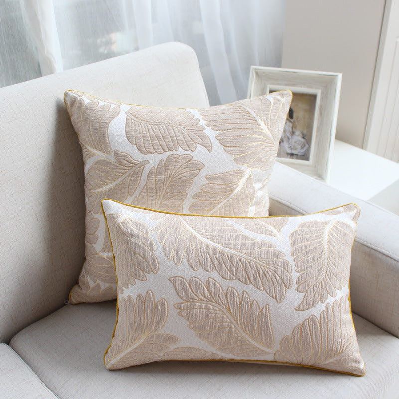 Chenille Jacquard Decorative Throw Pillow