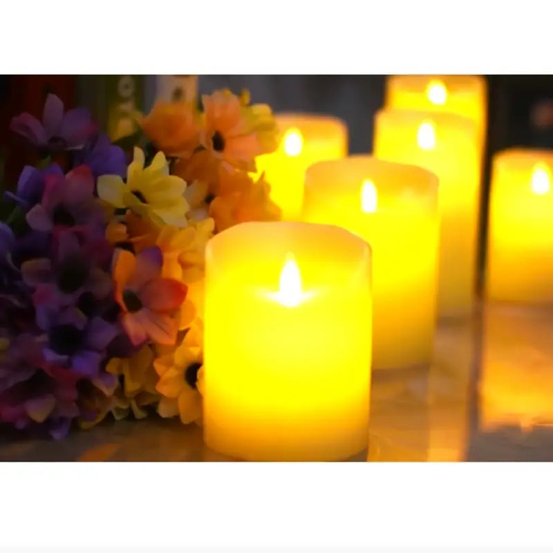 3pcs LED Flameless Candles with Remote for Home Decor