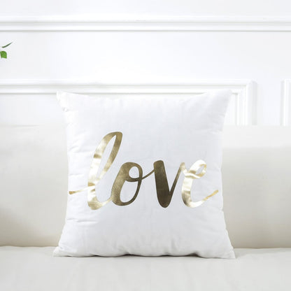 Super Soft Gilding Pillow Cover for Home Decor