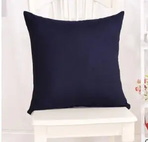 Solid Color Plush Pillow Covers for Sofa and Office - luxuryhomedecoridea.com