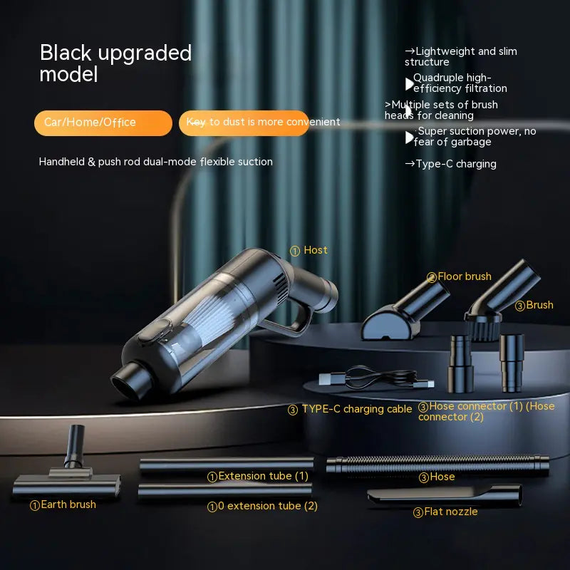 Handheld Wireless Vacuum Cleaner with Blower Function