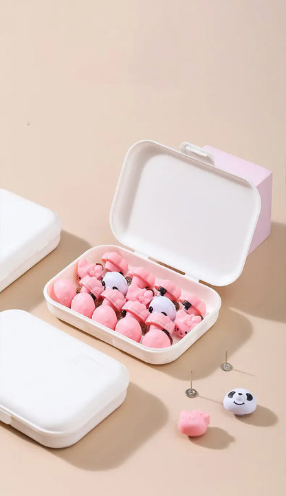 8pcs Cute Panda Non-Slip Duvet Cover Clips