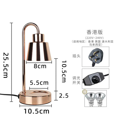 Mini Retro Aroma Wax Melter Lamp with Romantic Design