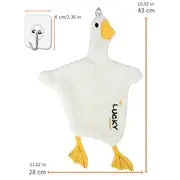 Cute Duck Hand Towel with Seamless Hook (1pc)