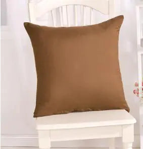Solid Color Plush Pillow Covers for Sofa and Office - luxuryhomedecoridea.com