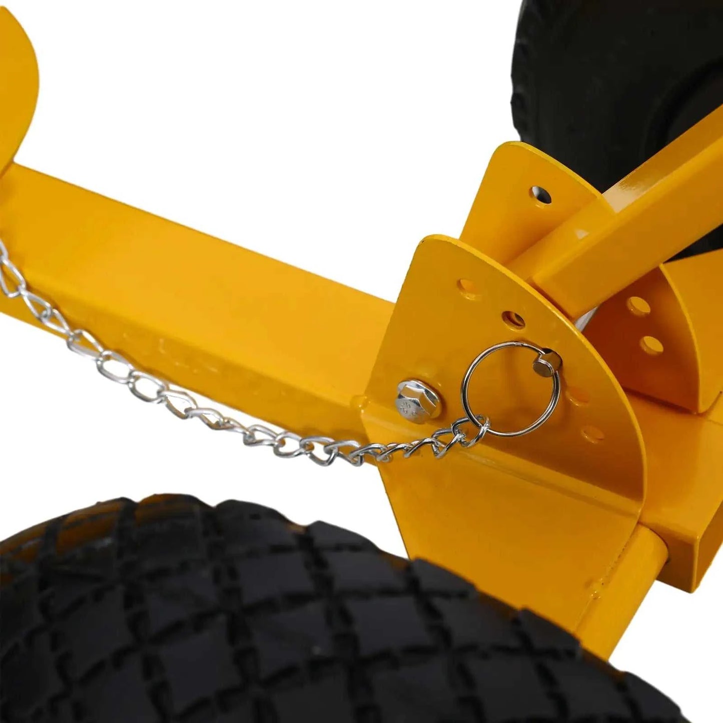 Winter Snow Pusher Shovel With Wheels 24 In Durable Metal Snow Plow For Driveway - luxuryhomedecoridea.com