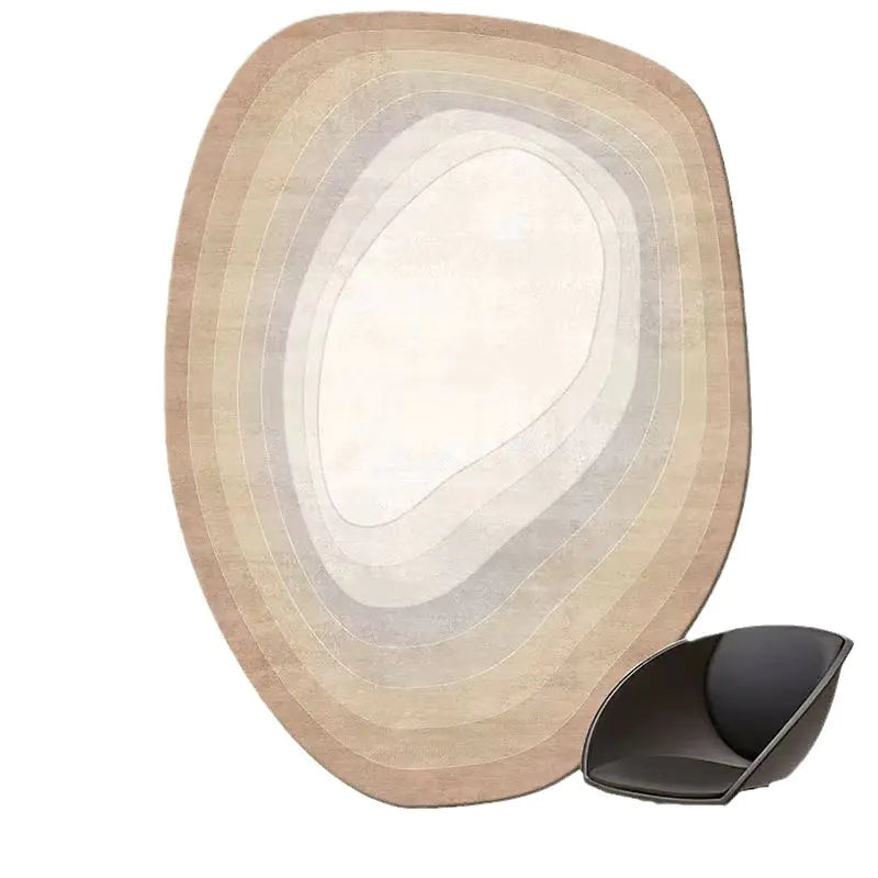 Luxury Style Living Room Area Rug with Non-Slip Design