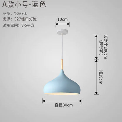 Nordic Style Vintage Restaurant Pendant Light Fixture