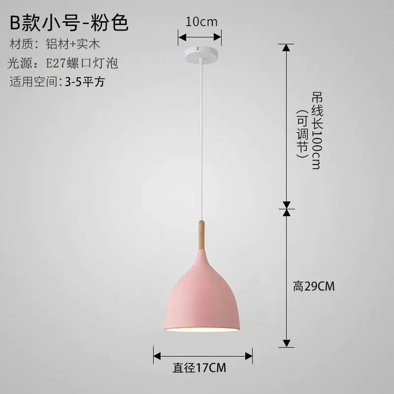 Nordic Style Vintage Restaurant Pendant Light Fixture