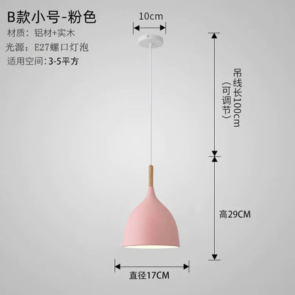 Nordic Style Vintage Restaurant Pendant Light Fixture