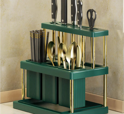Luxury Kitchen Multifunctional Utensil Storage Rack
