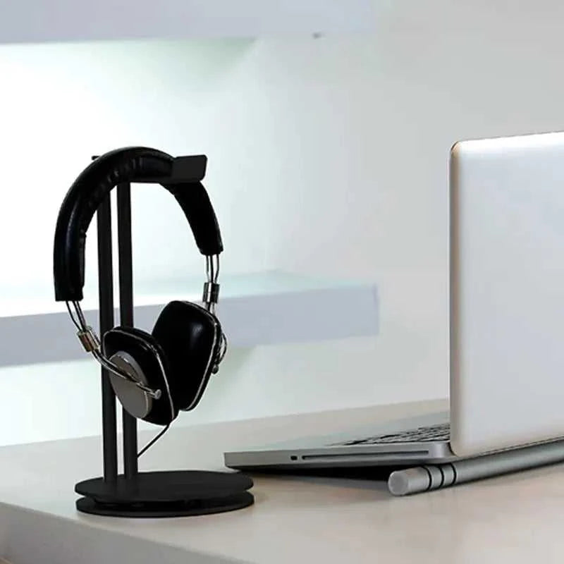 Metal Dual-Layer Headphone Stand for Storage and Display - luxuryhomedecoridea.com