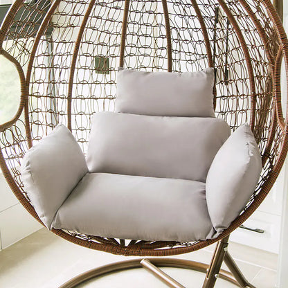 Large Solid Color Rattan Chair Cushion