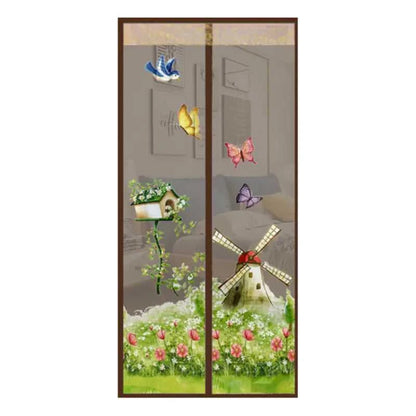 Mosquito and Fly Screen Door Curtain with Magnetic Closure - luxuryhomedecoridea.com