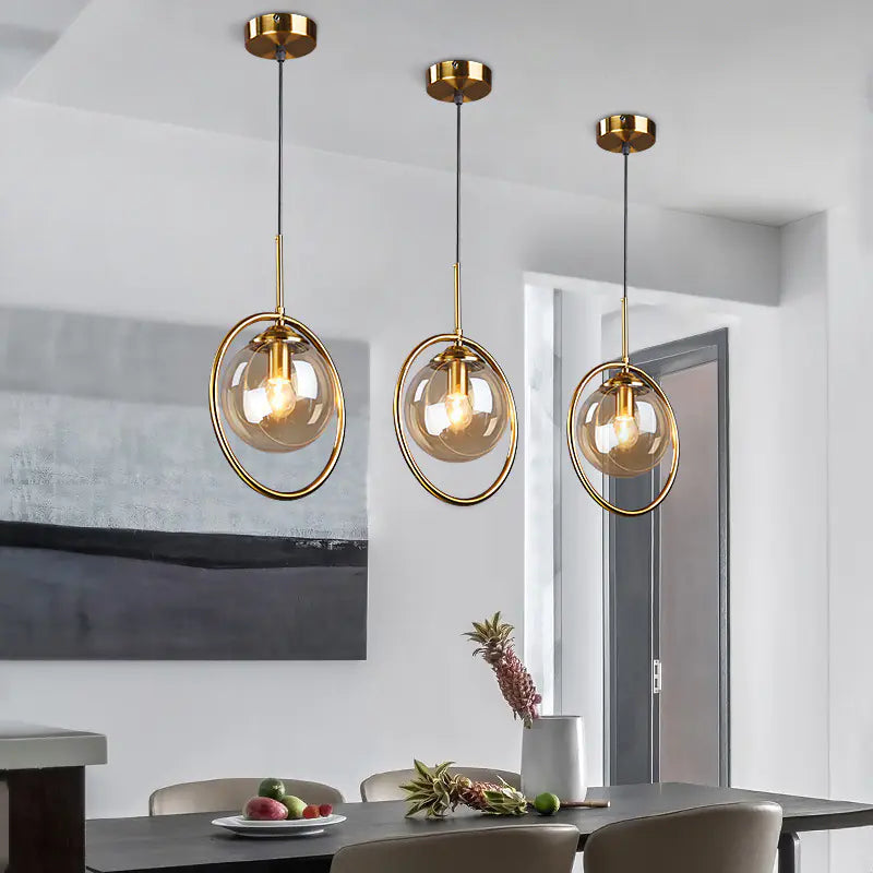 Nordic Modern Minimalist Glass Pendant Light