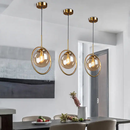 Nordic Modern Minimalist Glass Pendant Light