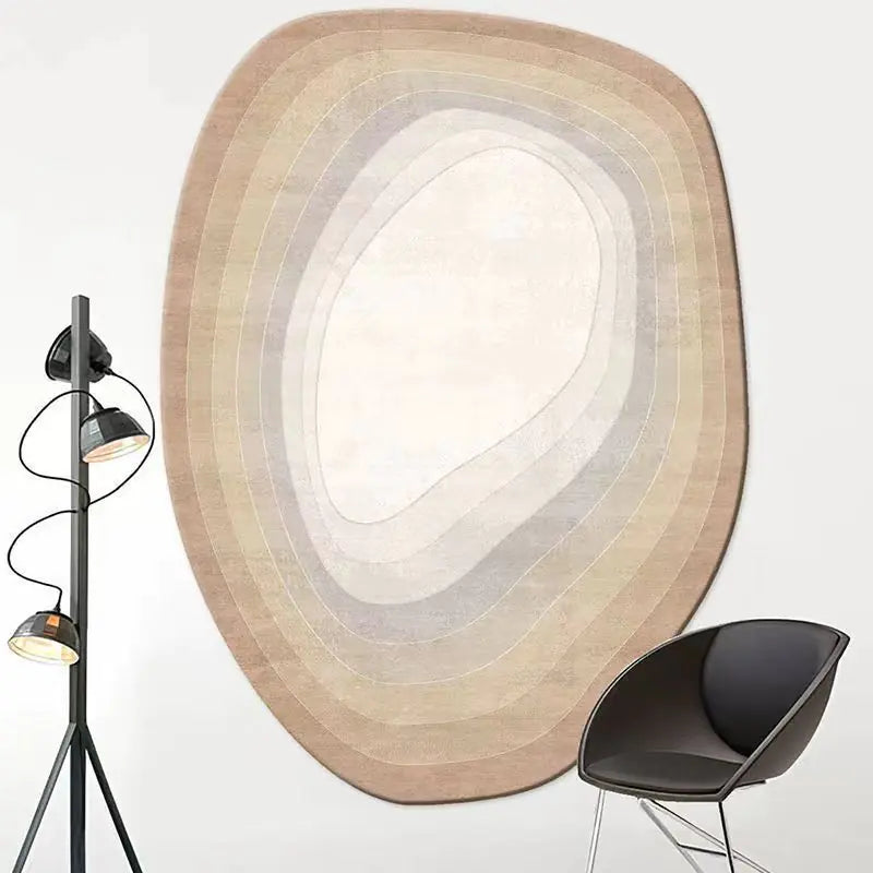 Luxury Style Living Room Area Rug with Non-Slip Design