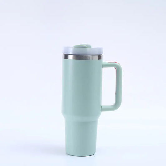 1200ML Insulated Travel Mug with Handle and Straw