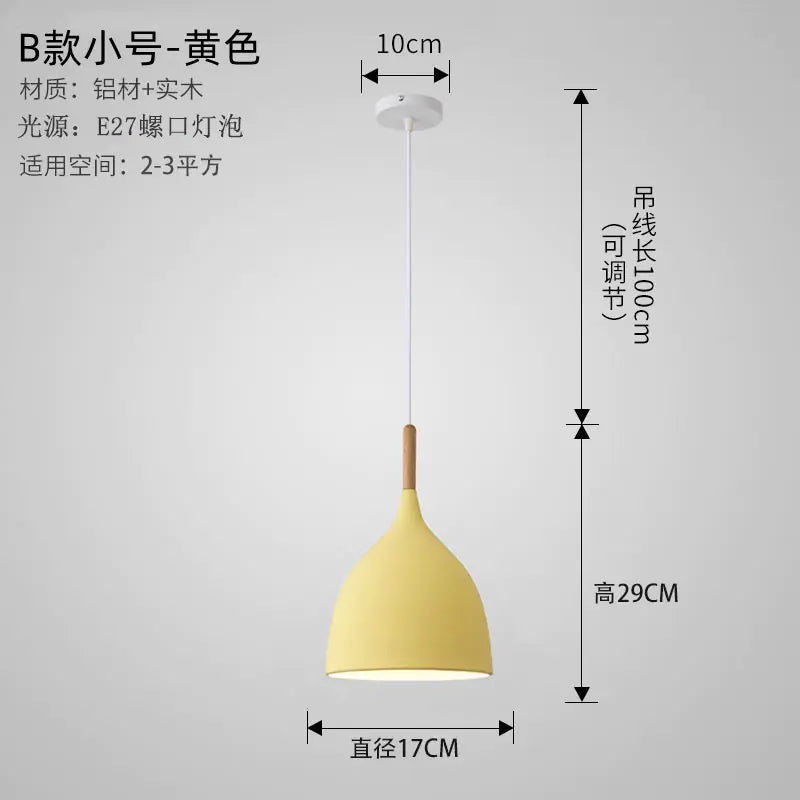 Nordic Style Vintage Restaurant Pendant Light Fixture