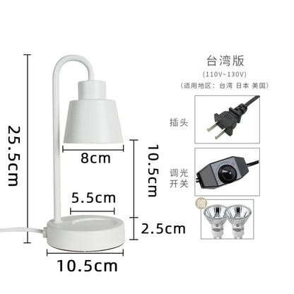 Mini Retro Aroma Wax Melter Lamp with Romantic Design