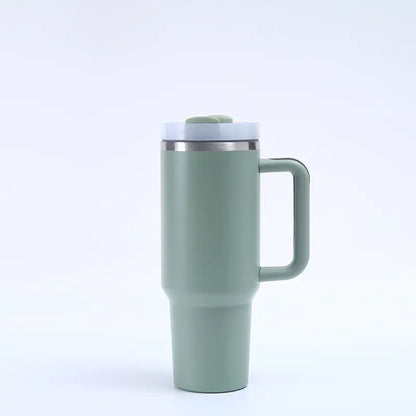 1200ML Insulated Travel Mug with Handle and Straw