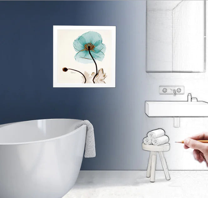 Hidden Bathroom Storage Cabinet with Waterproof Design