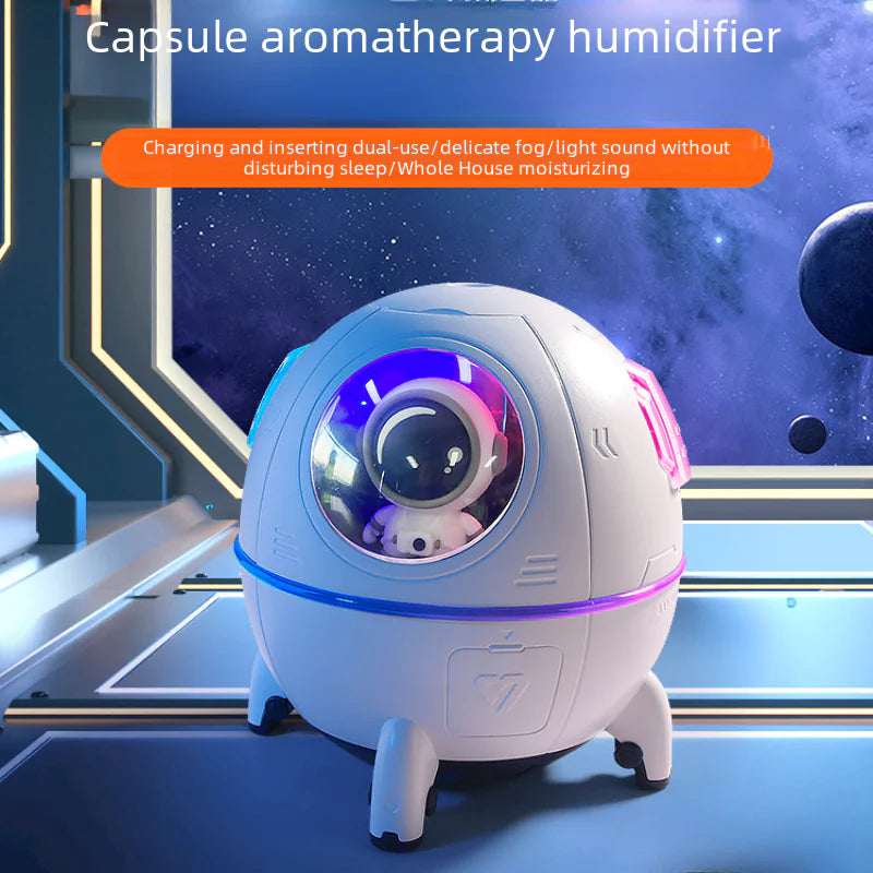 Colorful Astronaut Humidifier with Night Light